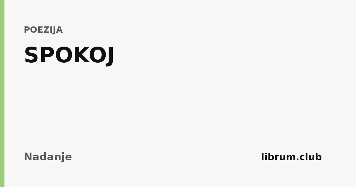 SPOKOJ
